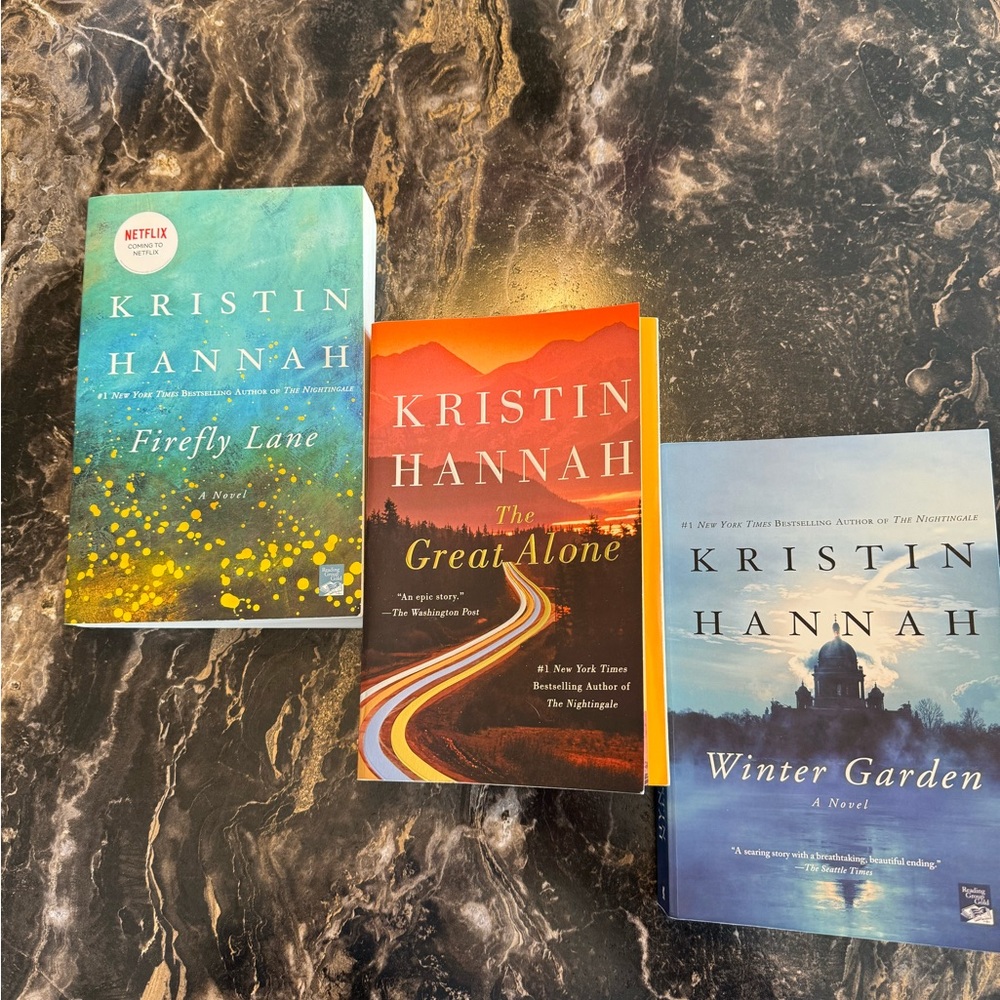 Kristin Hannah Books: Firefly Lane, The Great Alone and Winter Garden